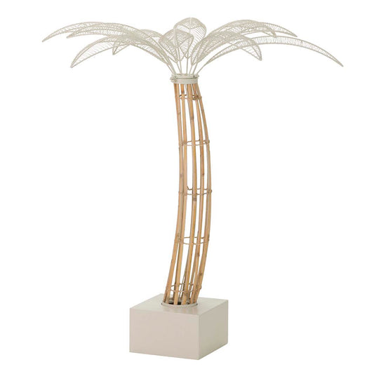 FIGURA PALMERA METAL FIBRA SINTETICA 89x84x98 CM Ref. 121023