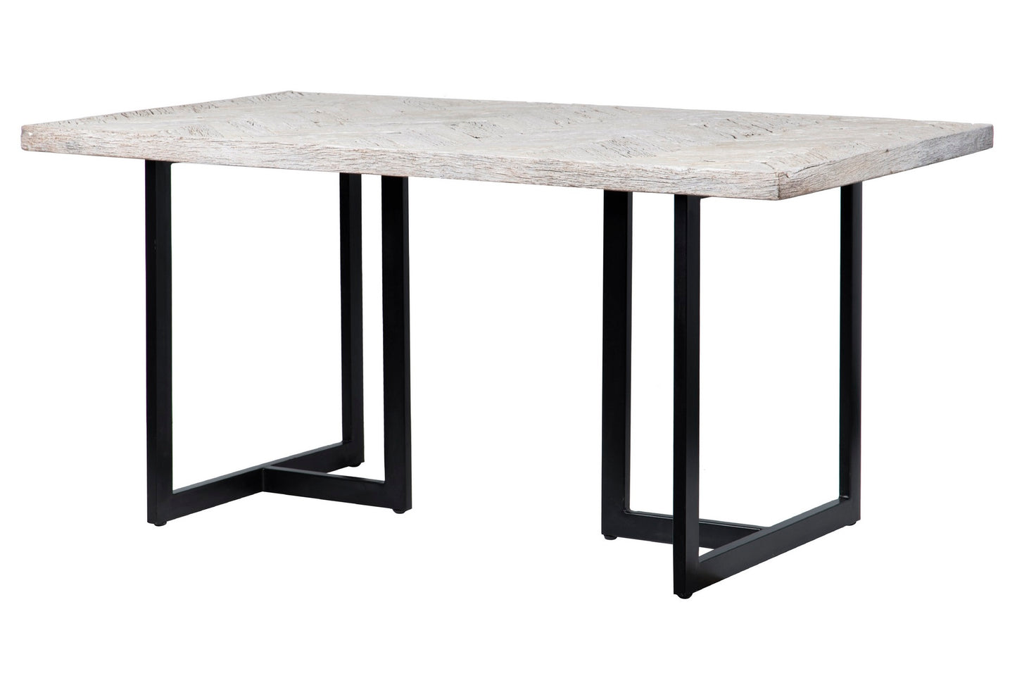 MESA COMEDOR MADERA MANGO METAL 160x90x76 CM Ref. 288017