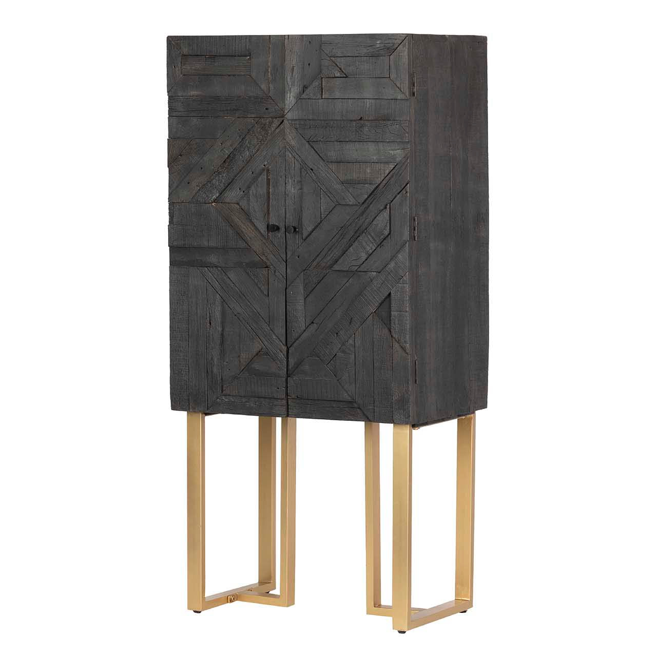 CABINET MADERA METAL KUWAIT 80x50x170 CM Ref. 288078