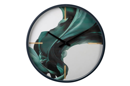 RELOJ PARED METAL CRISTAL 50x6x50 CM Ref. 442057