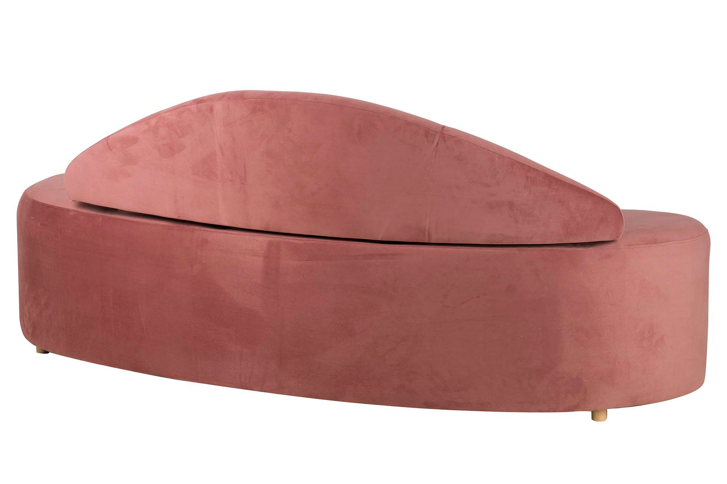 SOFA VELVET ROSA 195x84x76 CM Ref. 504035