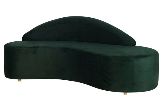 SOFA VELVET VERDE 195x84x76 CM Ref. 504036