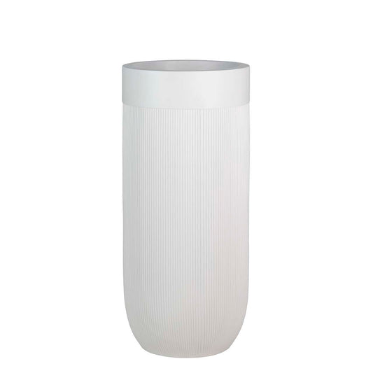 MACETERO POLIRESINA BLANCO 46x46x121 CM Ref. 506008