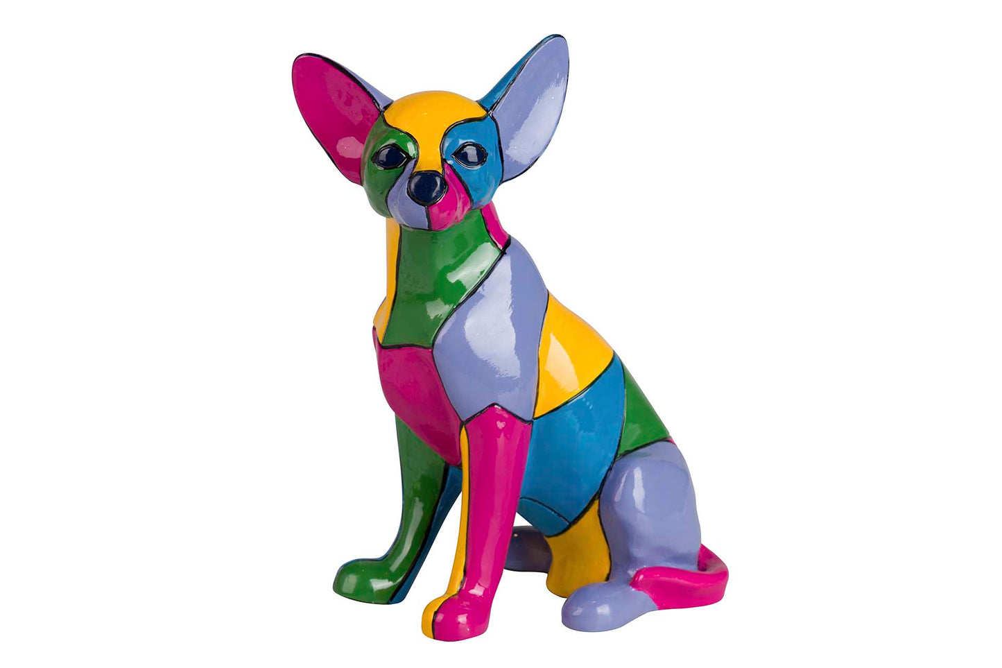 FIGURA PERRO CHIHUAHUA CEMENTO 18x12x24 CM Ref. 567559