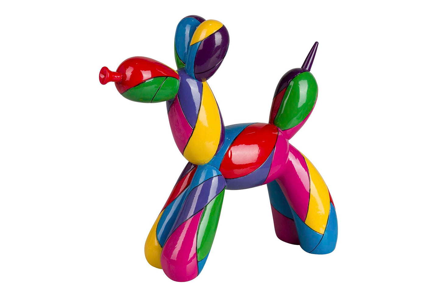 FIGURA PERRO GLOBO RESINA POP ART 28x10x28 CM Ref. 567562