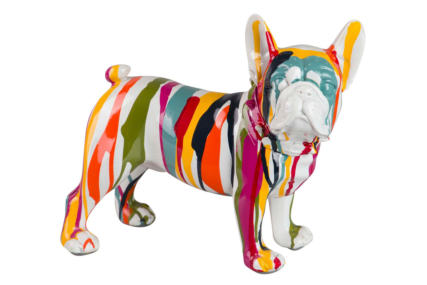 FIGURA PERRO BULLDOG FRANCES RESINA 24x12x22 CM Ref. 567564