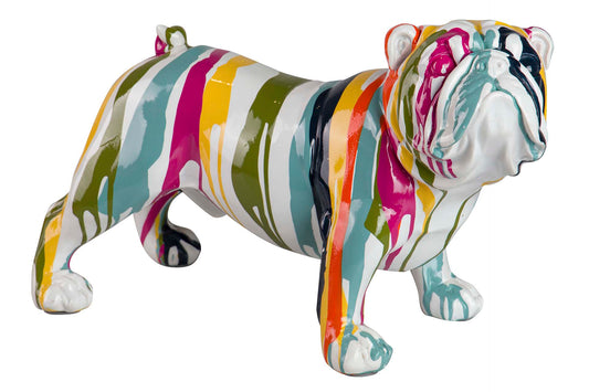 FIGURA PERRO BULLDOG FRANCES RESINA 39x18x23 CM Ref. 567565