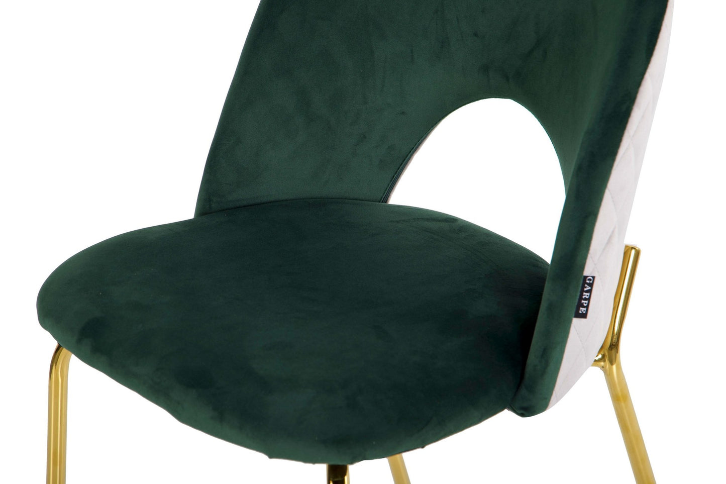 SILLA VELVET VERDE GRIS 49x53x87CM Ref. 703081