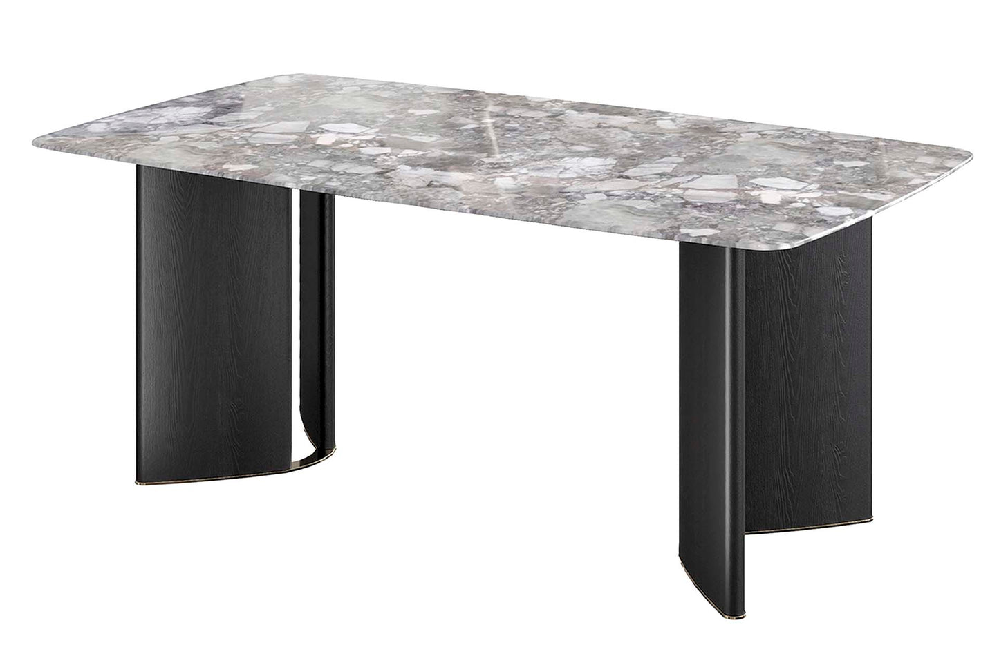 MESA COMEDOR PIEDRA ROBLE BURNABY 180x90x76 CM Ref. 902082