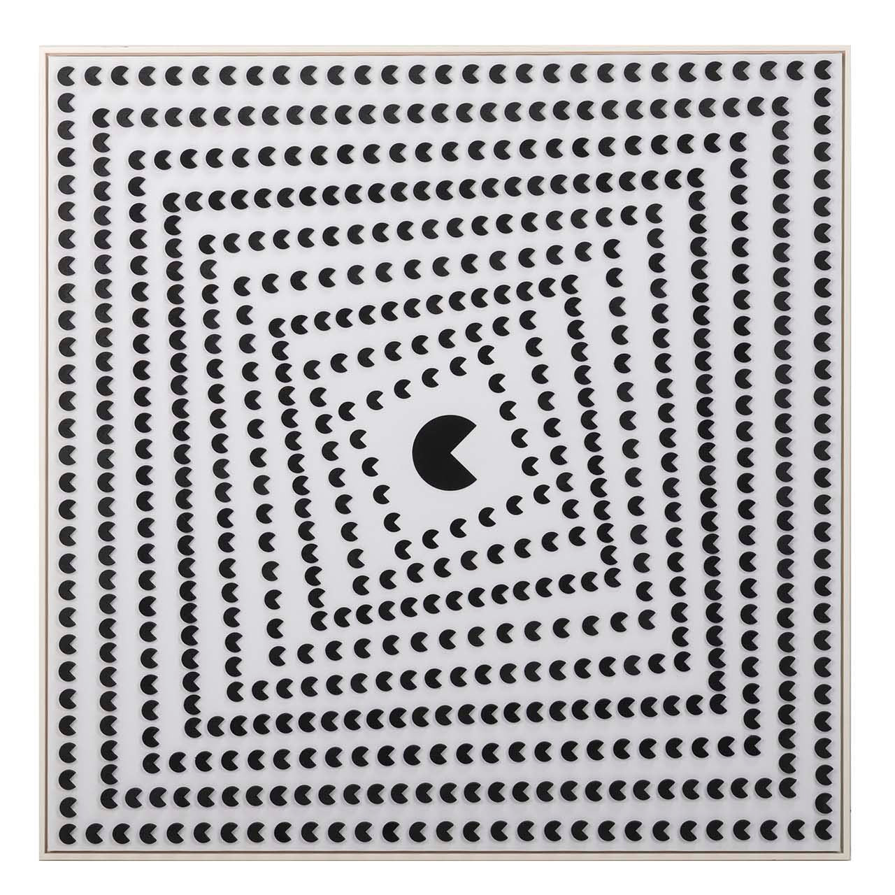 CUADRO PACMAN ESPIRAL 100x3x100 CM Ref. 921094