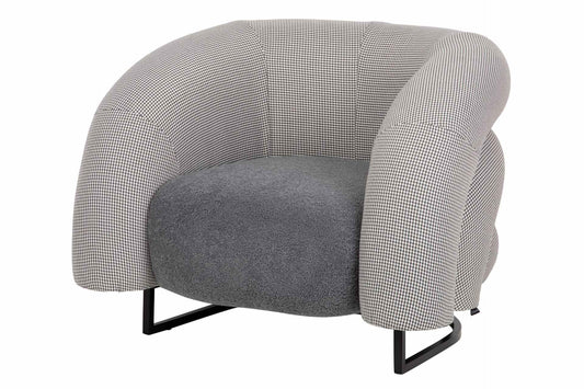 SILLON TELA GRIS HANKO 89x85x74 CM Ref. 930021