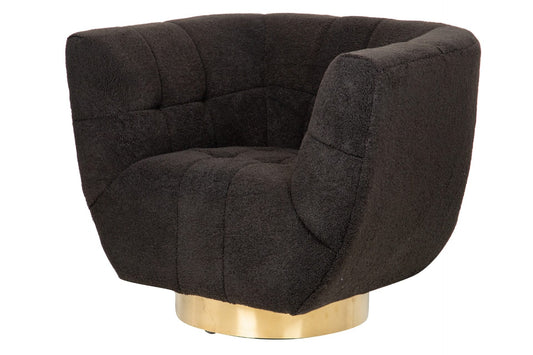 SILLON ACERO INOXIDABLE/BOUCLE INARI 85x75x75 CM Ref. 930023