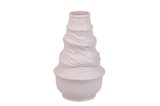 FLORERO CERAMICA COLOR ROSADO PAXOS 16x7x28 CM Ref. 939014