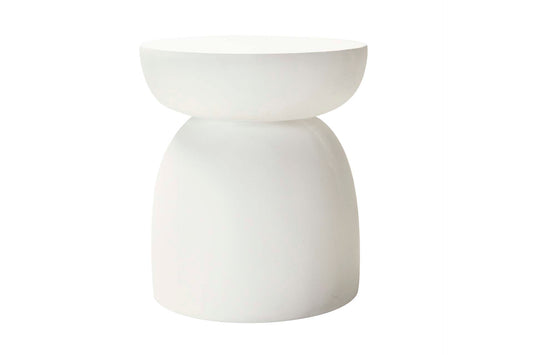 MESA AUXLIAR/TABURETE BLANCO SEDIT 40x40x45 CM Ref. 945002