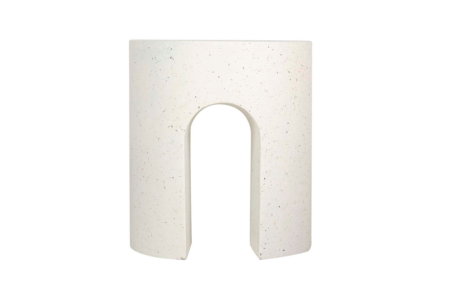 MESA AUXILIAR/TABURETE BLANCO SEDIT 41x41x47 CM Ref. 945004