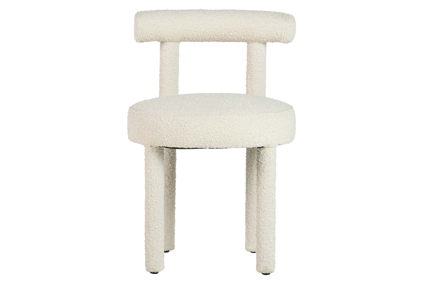 SILLA MADERA ARCE BOUCLE BLANCA 49x52x75 CM Ref. 950002