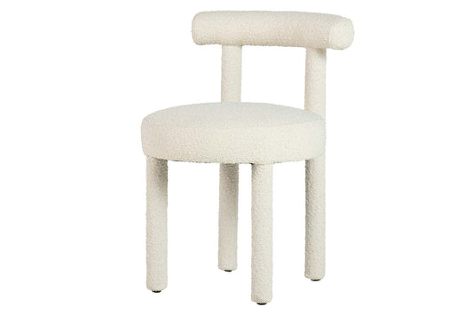 SILLA MADERA ARCE BOUCLE BLANCA 49x52x75 CM Ref. 950002